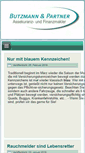 Mobile Screenshot of butzmann.de